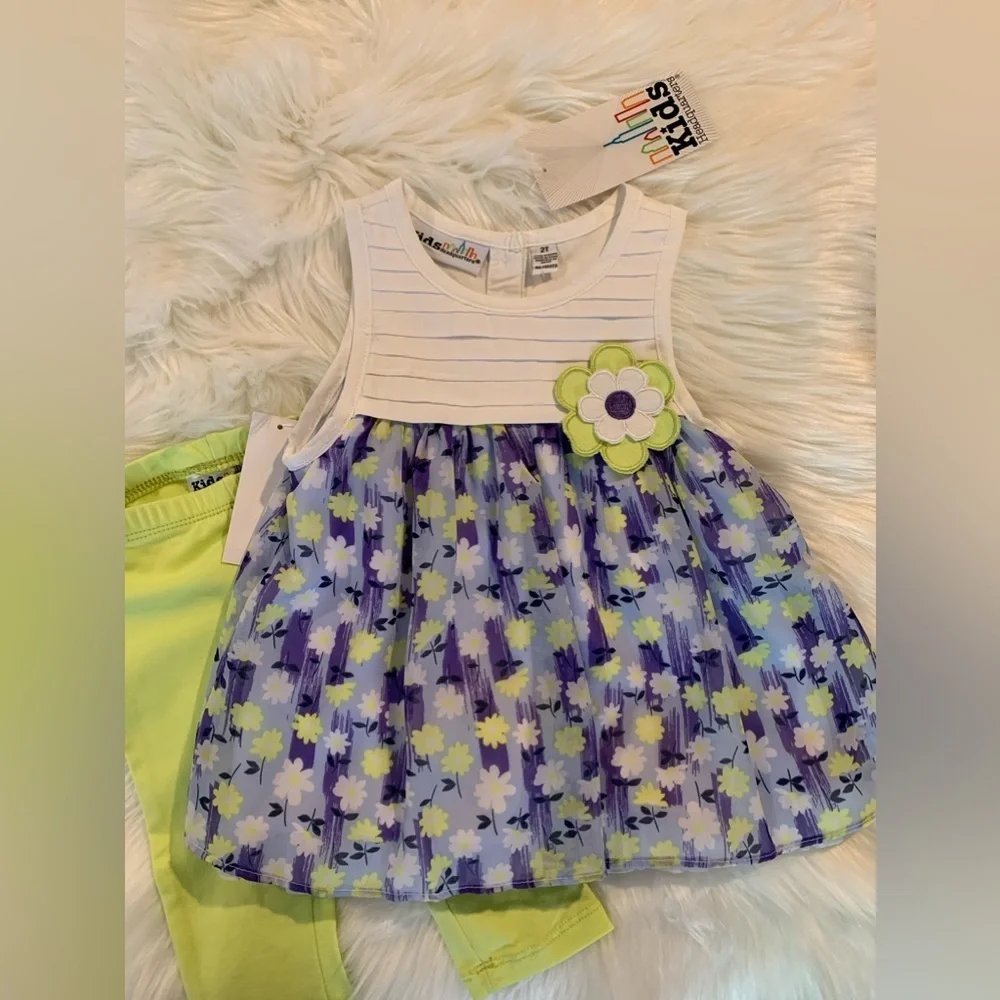 Kids Headquarters - Girls Tunic and legging 2 piece set NWT (SZ 2T)